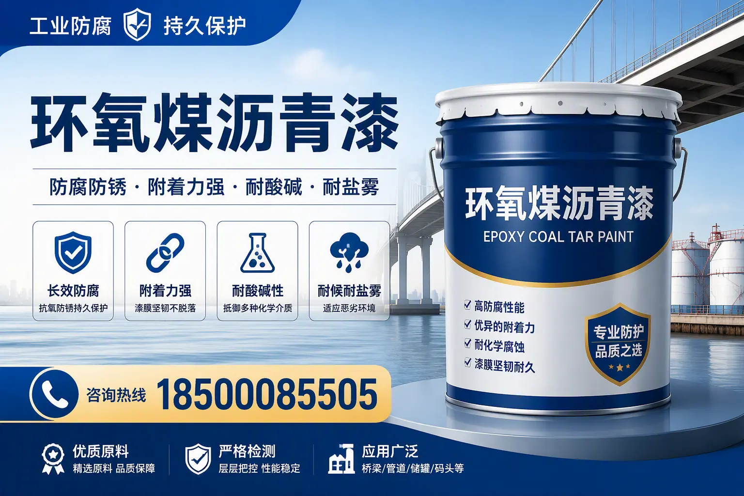 如何选择高品质环氧煤沥青漆?平凉用户的选型指南